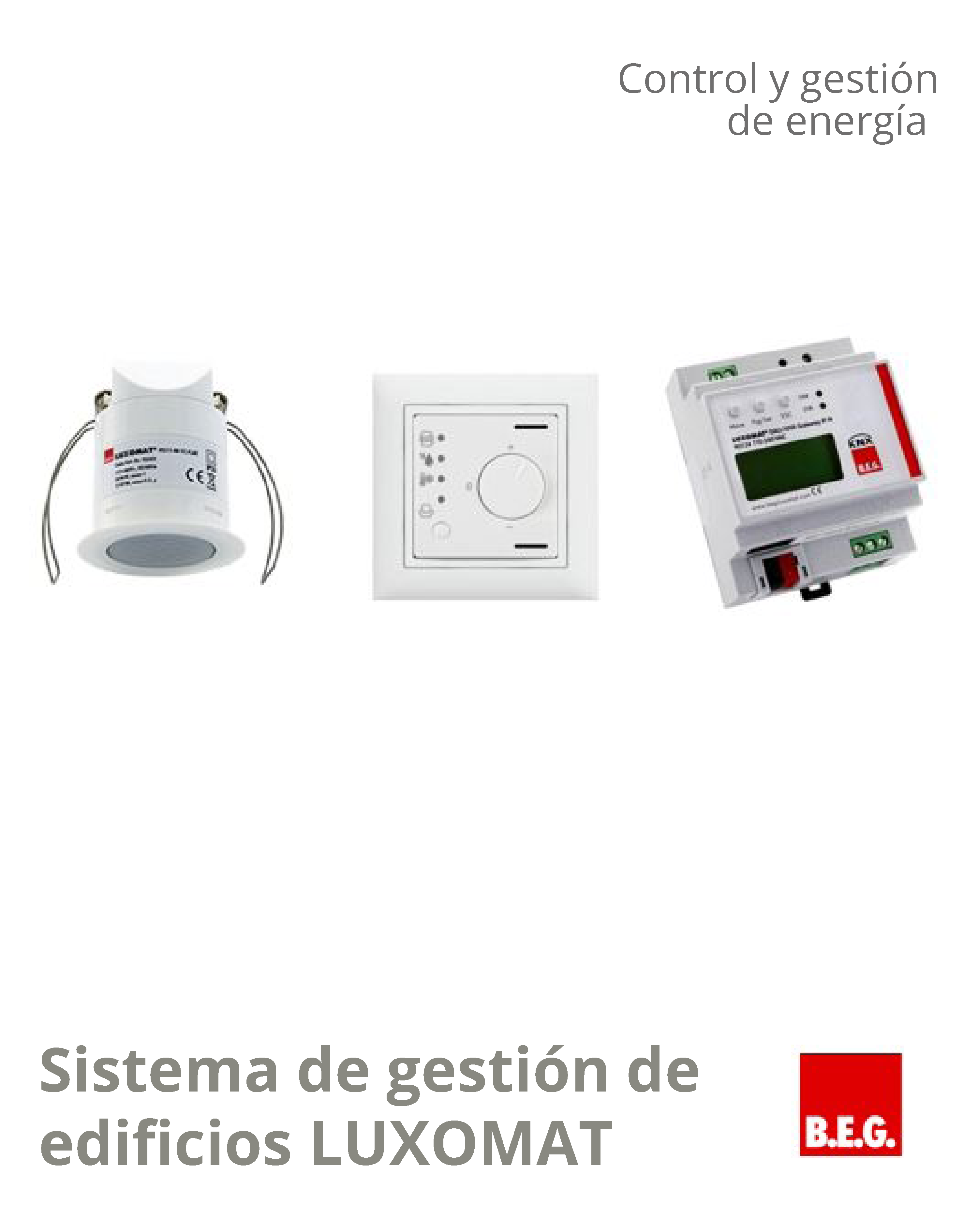 Sistema de gestión LUXOMATnet de B.E.G. Hispania